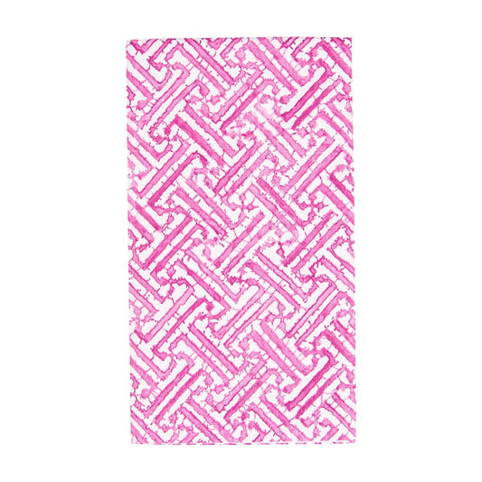 Fuchsia Fretwork Napkins