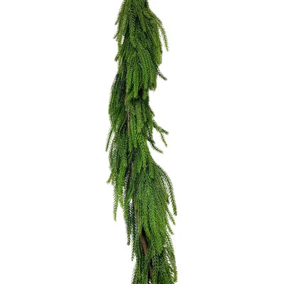 Real Touch Norfolk Pine Garland, 108