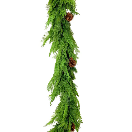 Mixed Christmas Cypress Garland, 72