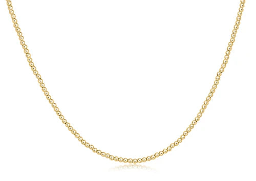 Enewton 17" Choker Classic Gold 3mm bead