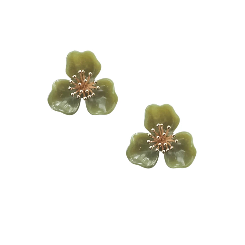 Trillium Stud Earrings