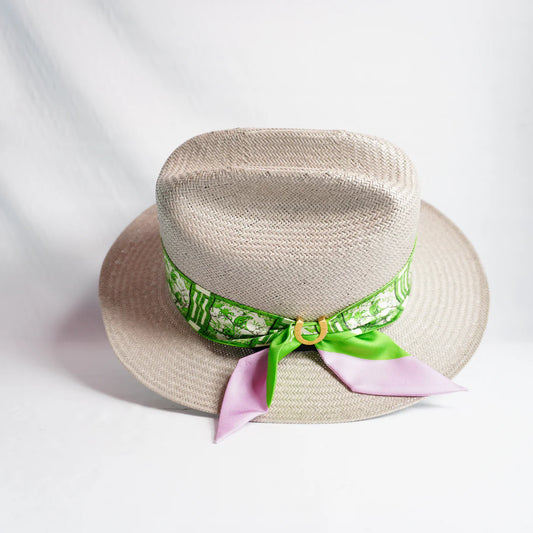 Chinoiserie Monkeys Twilly Set in Green