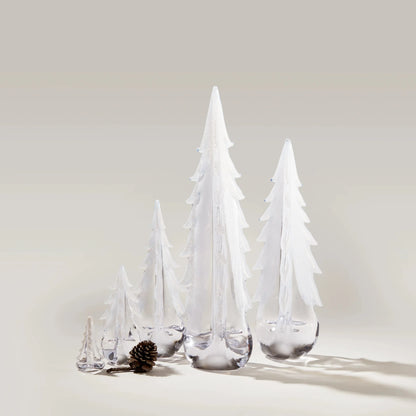 Simon Pearce Snowy Branches Evergreen Tree