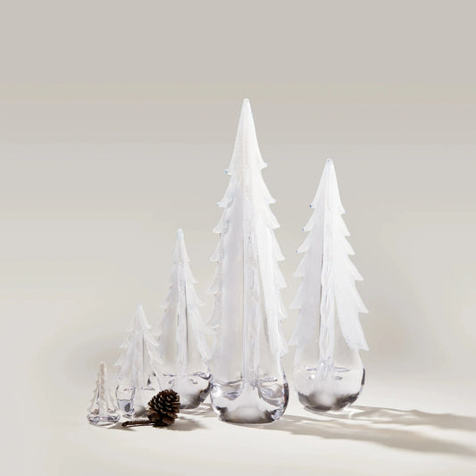 Simon Pearce Snowy Branches Evergreen Tree