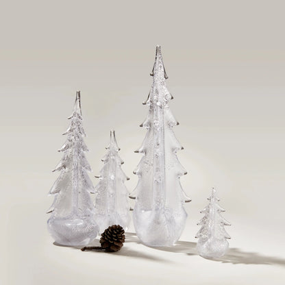 Simon Pearce Silver Leaf Evergreen Tree
