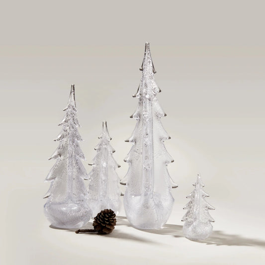 Simon Pearce Silver Leaf Evergreen Tree