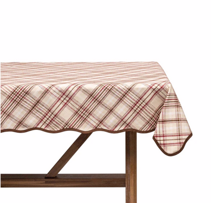 Juliska Harvest Tartan 52" Square Tablecloth