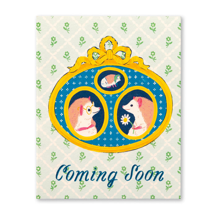 "Coming soon" Baby Card