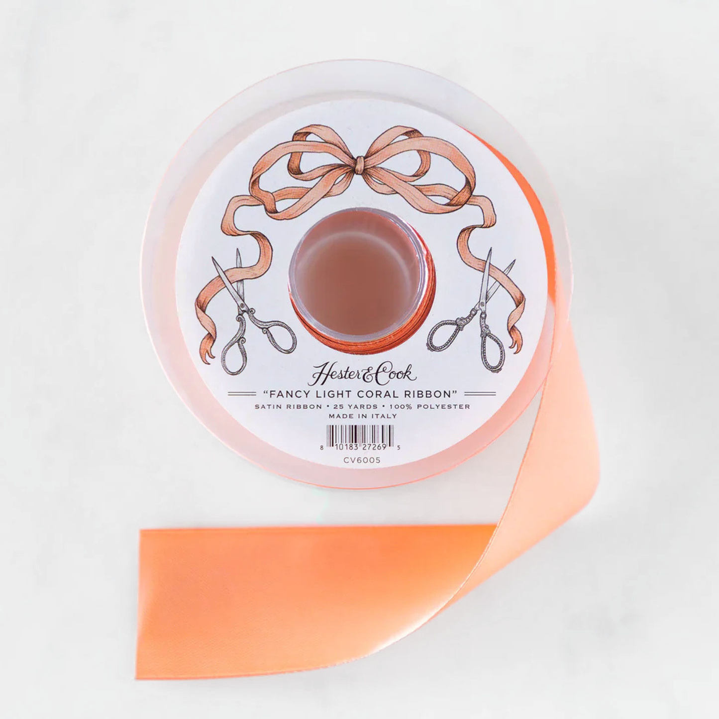 Fancy Light Coral Ribbon