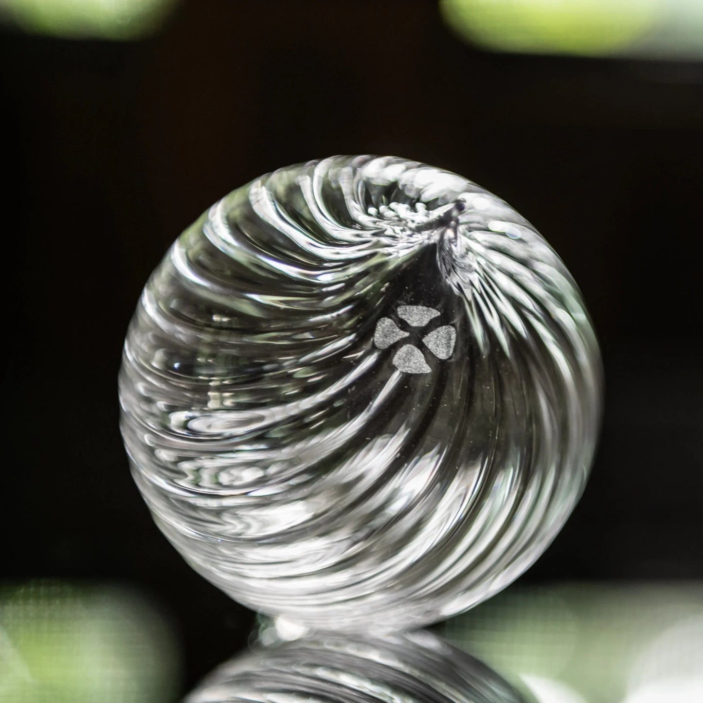 Simon Pearce Final Optic Ornament, Gift Boxed