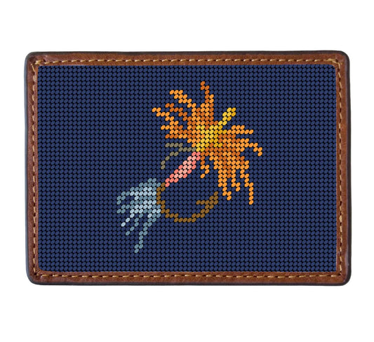 Hooked on Hope Needlepoint Credit Card Wallet, Smathers & Branson x Anne Neilson