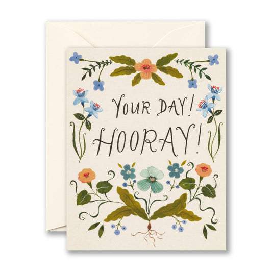 "Your day! Hooray!" Birthday Card
