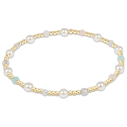 enewton Pearl Sincerity Pattern 4mm Bead Bracelet, Hot Mess
