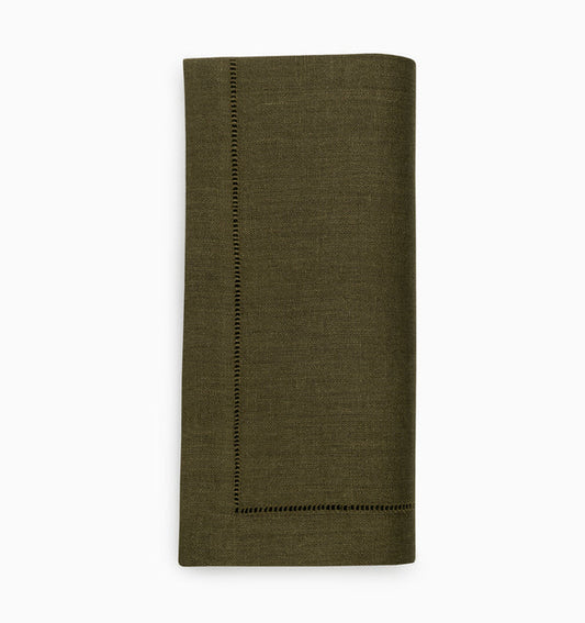 Sferra Linen Dinner Napkins 20" x 20" Hunter  (Set of 4)