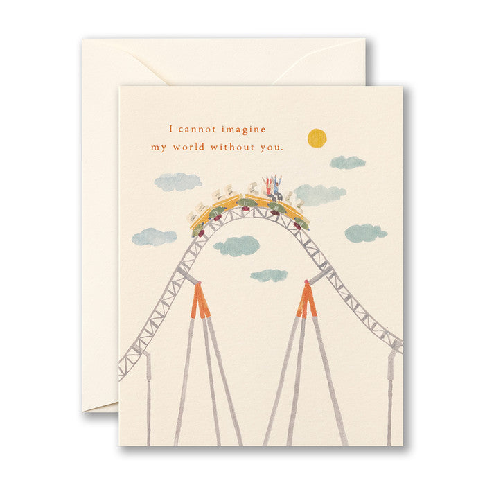 I cannot imagine my world without... - Love Muchly card