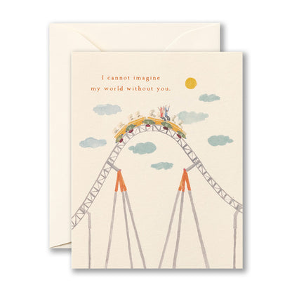 I cannot imagine my world without... - Love Muchly card