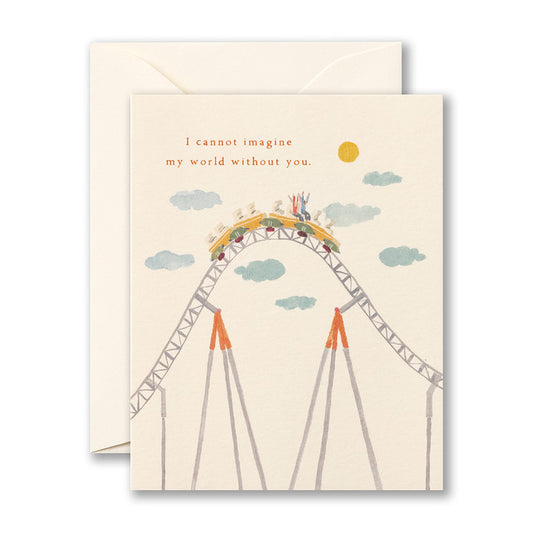 I cannot imagine my world without... - Love Muchly card