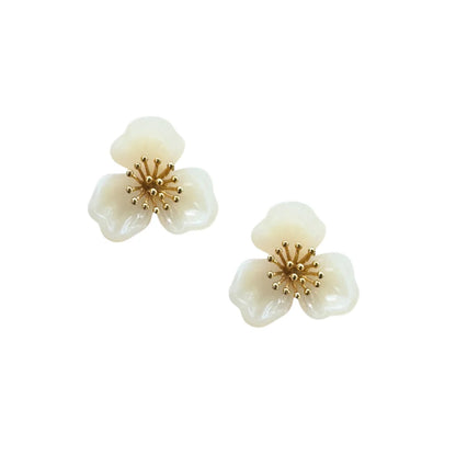 Trillium Stud Earrings