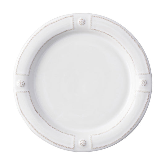 Juliska Berry & Thread French Panel Whitewash Dessert/Salad Plate