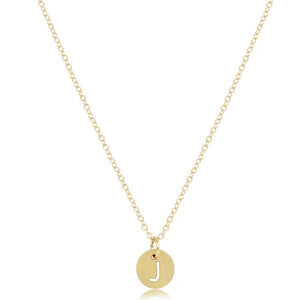 enewton 16" Necklace Gold - Respect Gold Charm - J