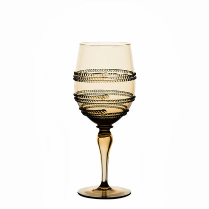 Juliska Ella Amber Wine Glass
