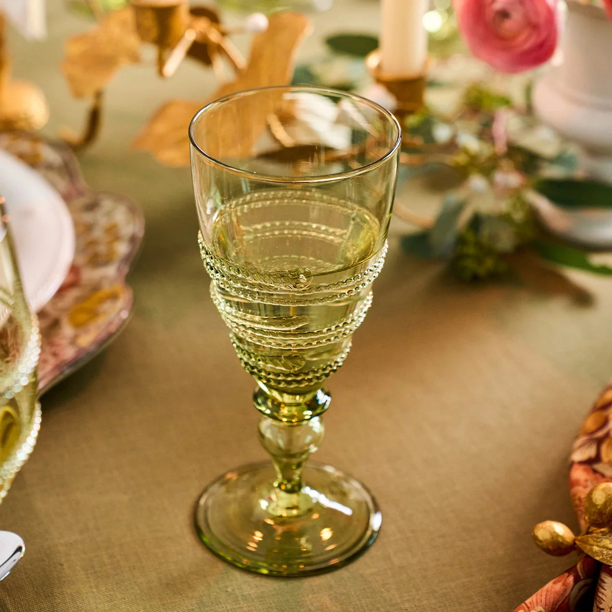 Juliska Ella Green Goblet