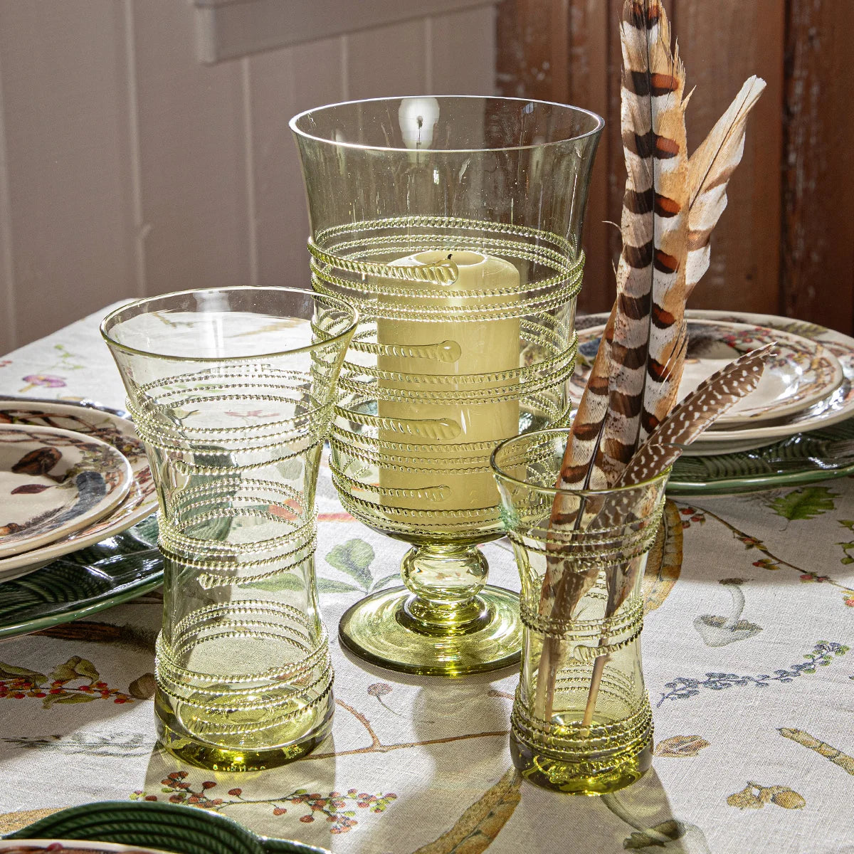 Juliska Ella Green 9" Corset Vase