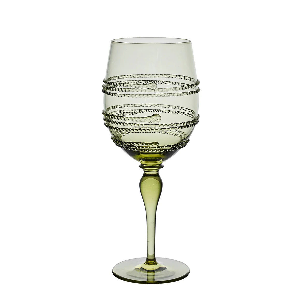 Juliska Ella Green Wine Glass