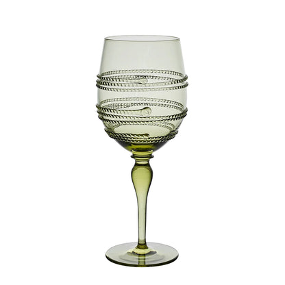 Juliska Ella Green Wine Glass