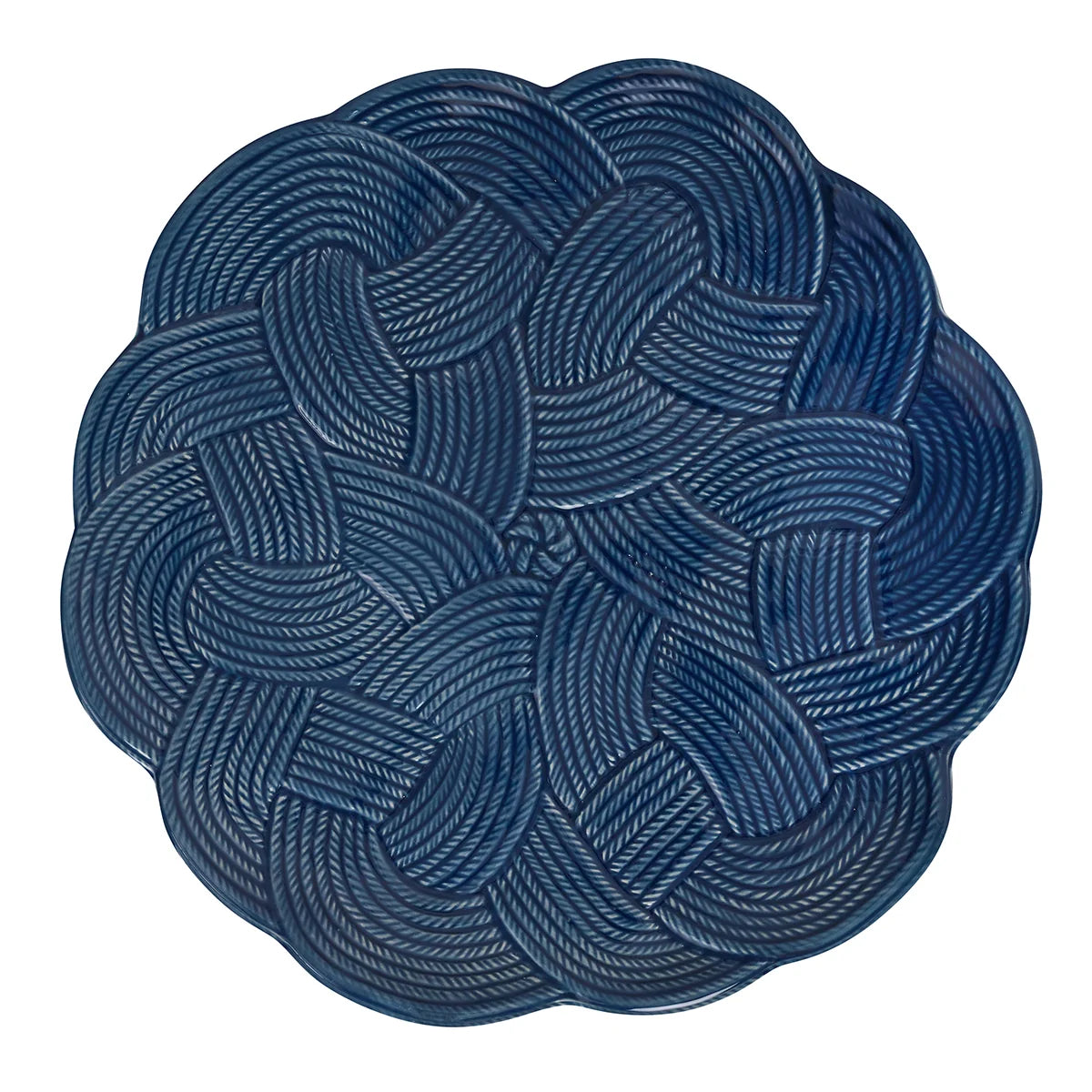 Juliska Le Panier Mystic Knot Denim Charger Plate