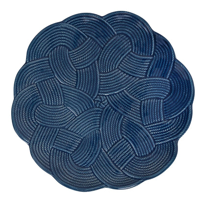 Juliska Le Panier Mystic Knot Denim Charger Plate