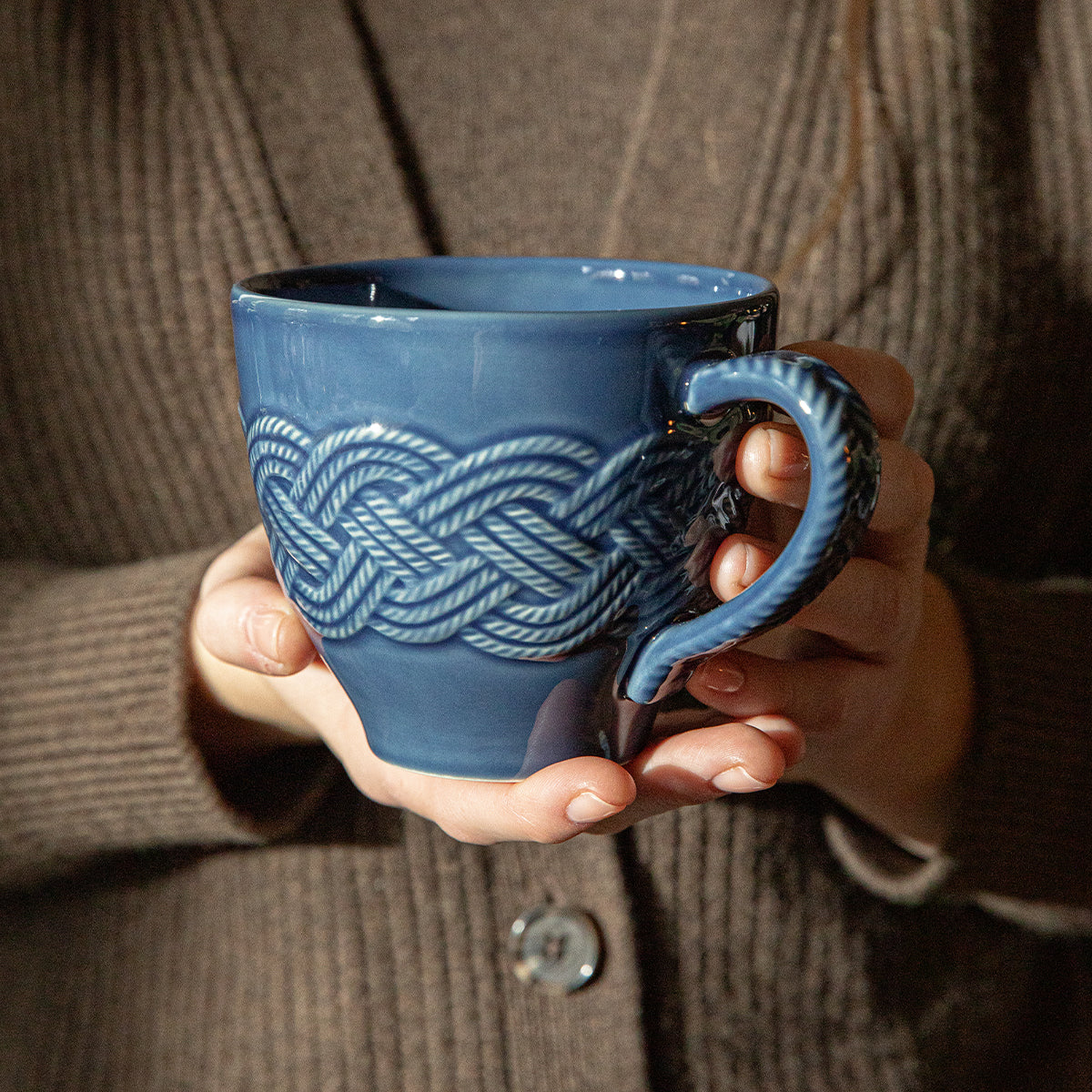 Juliska Le Panier Mystic Knot Denim Mug