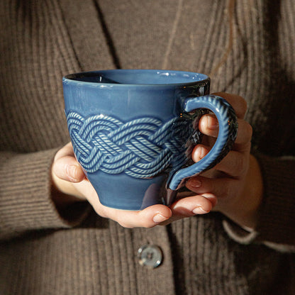 Juliska Le Panier Mystic Knot Denim Mug