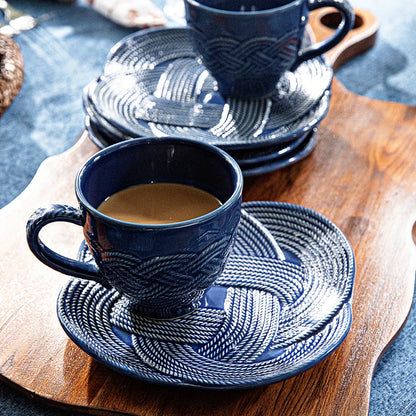 Juliska Le Panier Mystic Knot Denim Mug