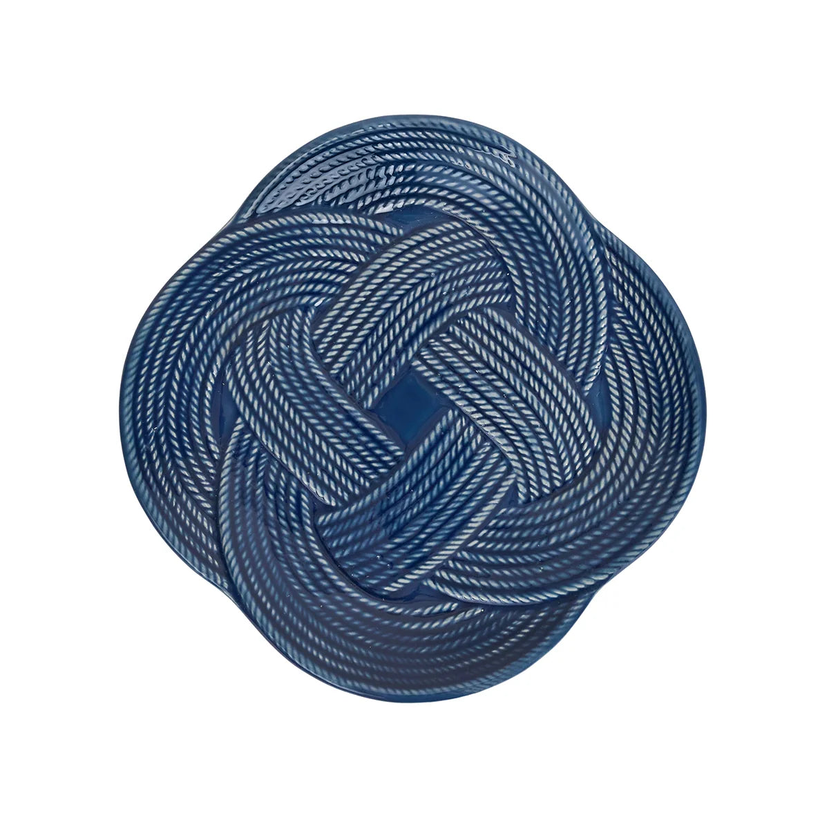 Juliska Le Panier Mystic Knot Denim Dessert/Salad Plate