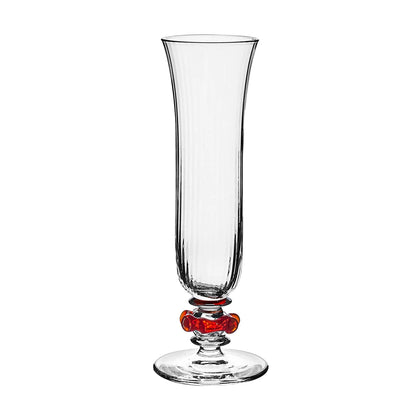 Juliska Nell Ruby Ruffle Flute