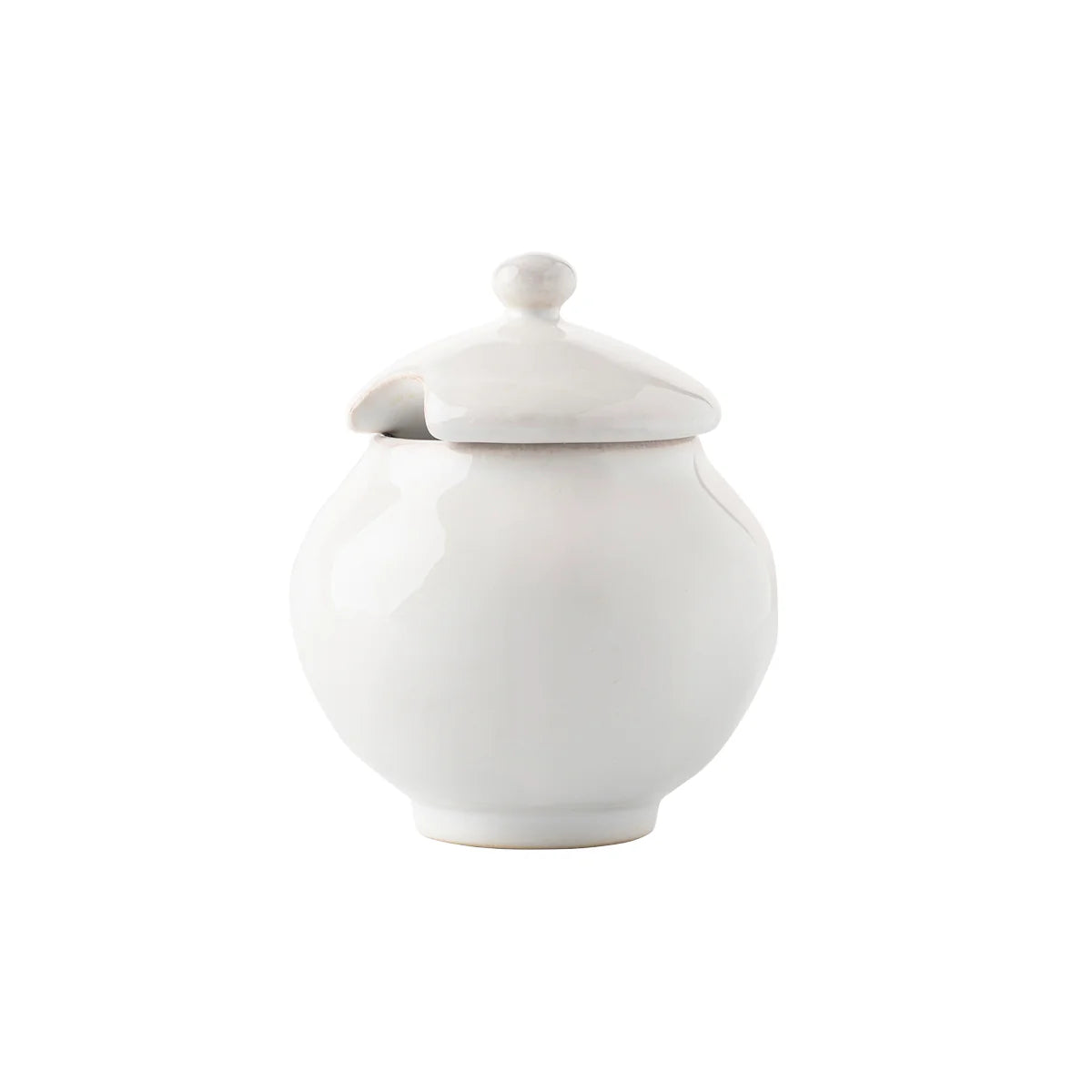 Juliska Puro Whitewash Lidded Sugar Bowl