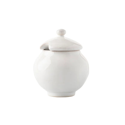 Juliska Puro Whitewash Lidded Sugar Bowl