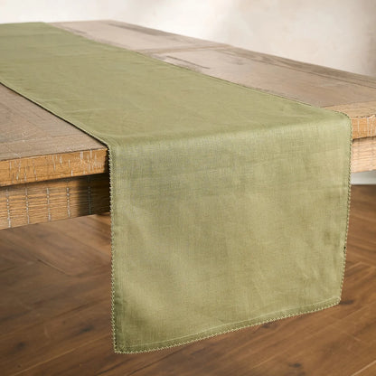 Juliska Berry Scallop Sage 18" x 90" Table Runner