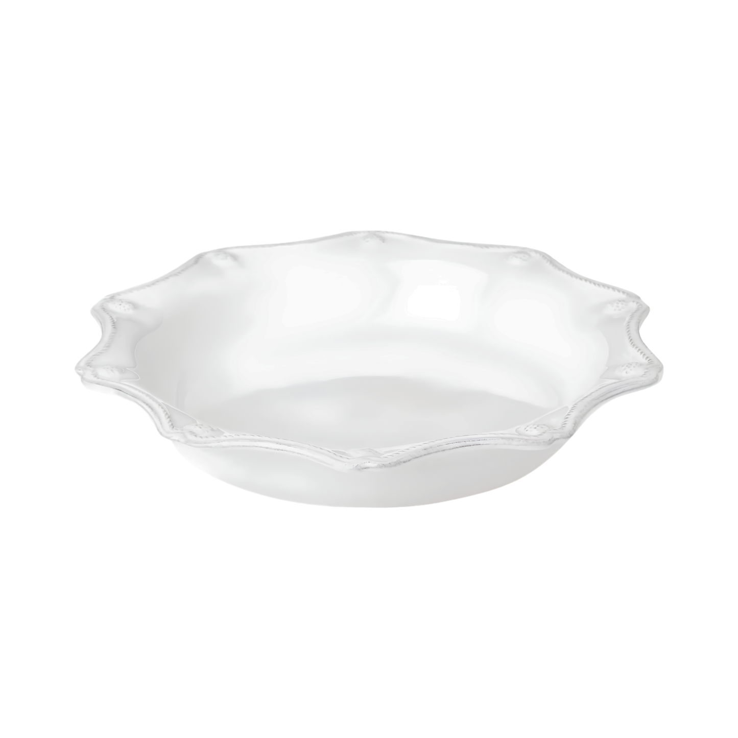Juliska Berry & Thread Whitewash Pie/Quiche Dish