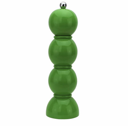 Leaf Green Bobbin Salt or Pepper Mill