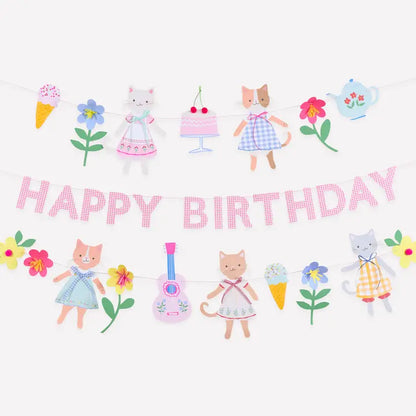 Kitten Club Garland Set