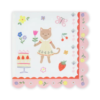 Kitten Club Luncheon Napkins