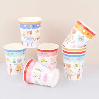 Kitten Club Paper Cups