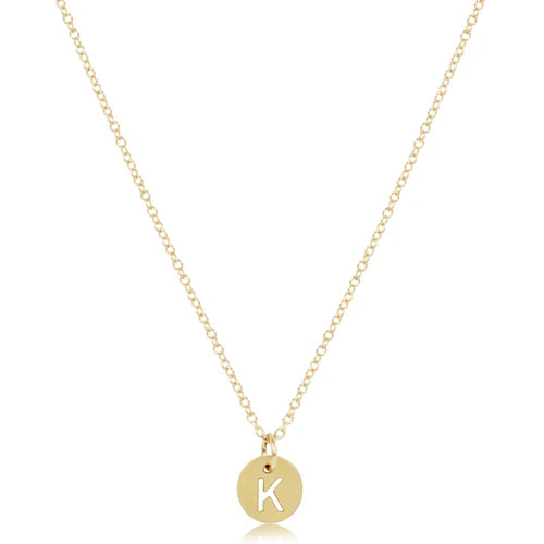 enewton 16" Necklace Gold - Respect Gold Charm - K