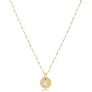 enewton 16" Necklace Gold - Respect Gold Charm - K