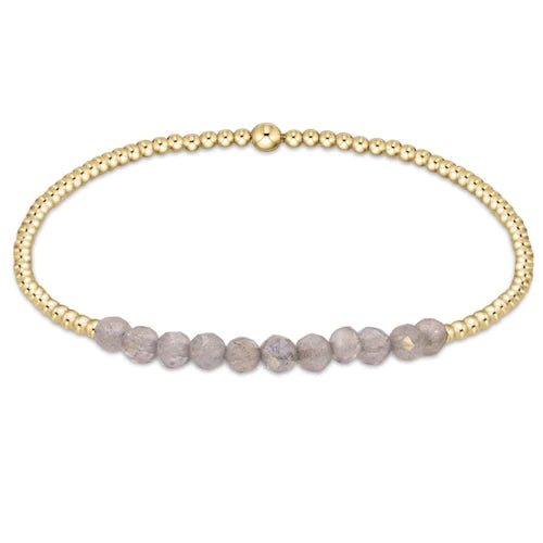 enewton Labradorite - Gold Bliss 2mm Bead Bracelet