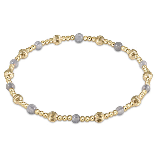 enewton Labradorite - Dignity Sincerity Pattern 4mm Bead Bracelet