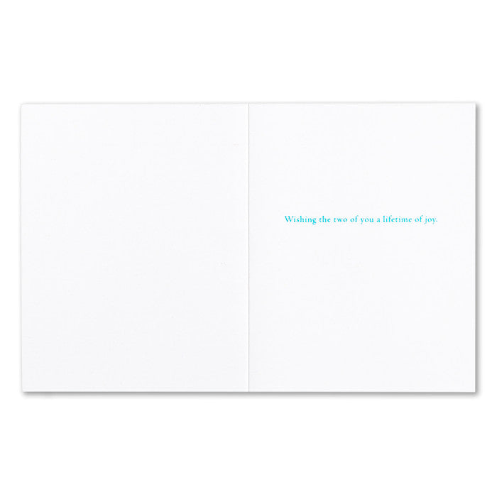 "The best is yet to come" Wedding Card