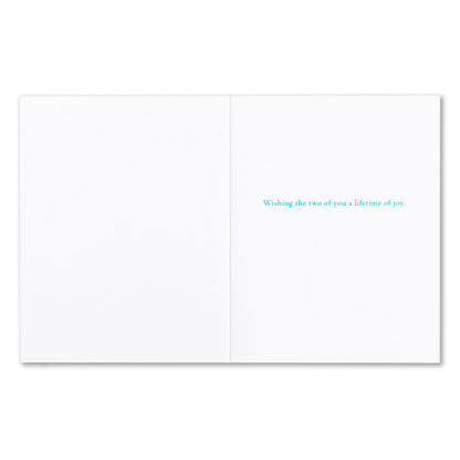 "The best is yet to come" Wedding Card